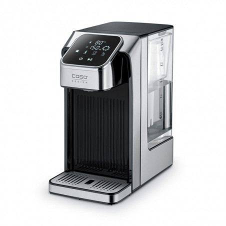Диспенсър за гореща вода Caso HW 770 Advanced, 2600W, 2.7 л, 13 темп настройки, 40-100°C, Памет, Сензорно управление, Филтър, Черен/инокс