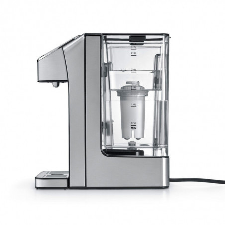 Диспенсър за гореща вода Caso HW 770 Advanced, 2600W, 2.7 л, 13 темп настройки, 40-100°C, Памет, Сензорно управление, Филтър, Черен/инокс