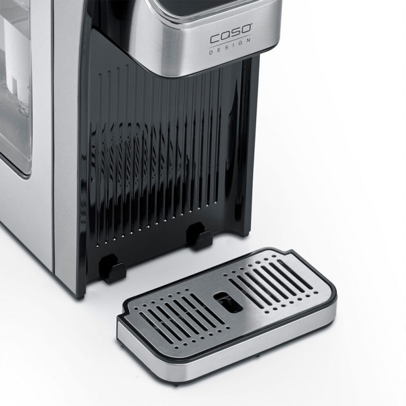 Диспенсър за гореща вода Caso HW 770 Advanced, 2600W, 2.7 л, 13 темп настройки, 40-100°C, Памет, Сензорно управление, Филтър, Черен/инокс