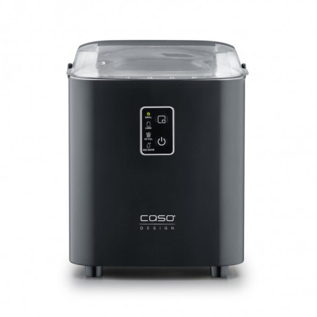 Ледогенератор Caso IceChef Compact 3401, 120W, 1 л, 12 кг/24 ч, 2 размера, Самопочистване, Компресорен, Черен мат