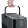 Ледогенератор Caso IceChef Compact 3401, 120W, 1 л, 12 кг/24 ч, 2 размера, Самопочистване, Компресорен, Черен мат