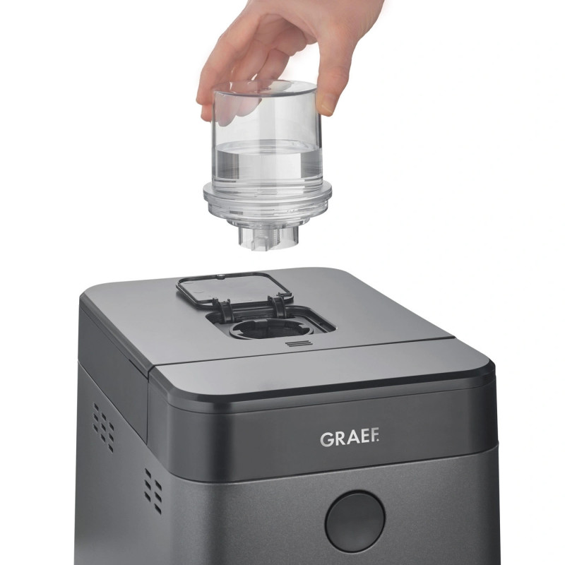 Хлебопекарна Graef BA806, 520W, 500-750 гр, 36 програми, Незалепващо покритие, 3 степени, Таймер с отложен старт, Черен