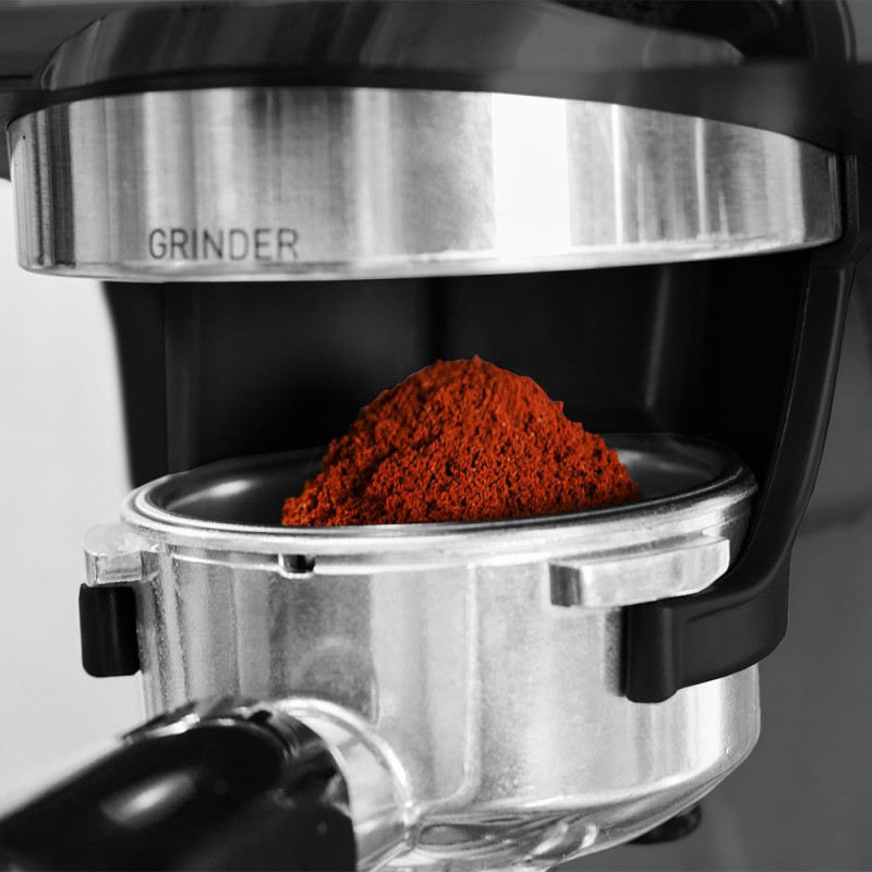 Еспресо машина Gastroback Advanced Urban Duo 42627, 3000W, 15 bar, 30 степени на смилане, Dual Thermoblock, Pre-brew, Манометър, Черен