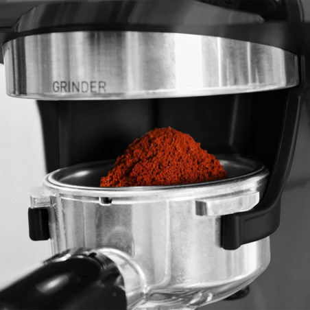 Еспресо машина Gastroback Advanced Urban Duo 42627, 3000W, 15 bar, 30 степени на смилане, Dual Thermoblock, Pre-brew, Манометър, Черен