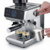 Еспресо машина Caso EspressoGourmet&Grind, 1500W, 20 bar, 1.8 л, Ulka, Pre-infusion, Cold Brew Сензорно управление, Мелачка, Портафилтър, Инокс