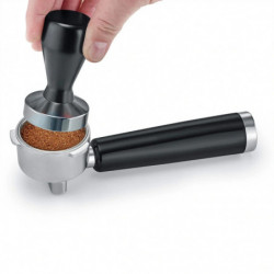 Еспресо машина Caso EspressoGourmet&Grind, 1500W, 20 bar, 1.8 л, Ulka, Pre-infusion, Cold Brew Сензорно управление, Мелачка, Портафилтър, Инокс