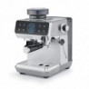 Еспресо машина Caso EspressoGourmet&Grind, 1500W, 20 bar, 1.8 л, Ulka, Pre-infusion, Cold Brew Сензорно управление, Мелачка, Портафилтър, Инокс