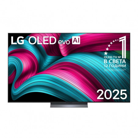 Телевизор LG OLED55C51LA, 4K UltraHD 3840 x 2160, 55", Клас G, OLED, Smart TV, Dolby Vision, AI Upscaling, webOS, Черен