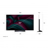 Телевизор LG OLED55C51LA, 4K UltraHD 3840 x 2160, 55", Клас G, OLED, Smart TV, Dolby Vision, AI Upscaling, webOS, Черен