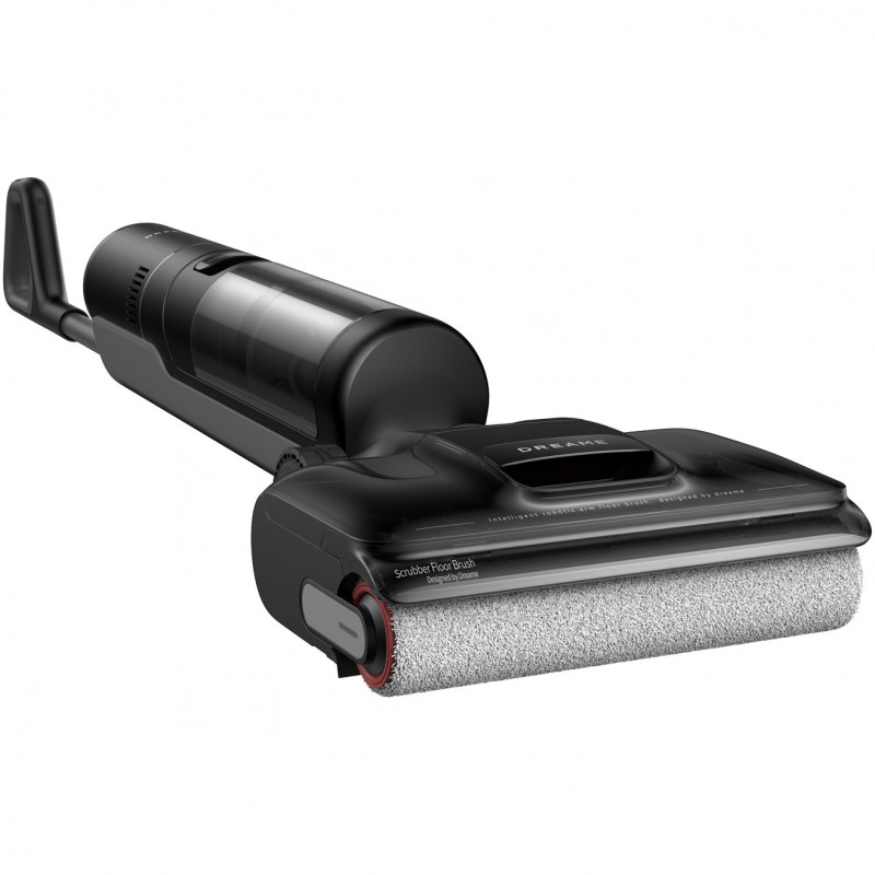 Вертикална прахосмукачка и моп Dreame H12 Pro FlexReach HHR44A, 400W, 18000Pa, 50 мин, 4 режима, Измиване при 90°C, Самопочистване & Самоподсушаване, LED дисплей, Черен