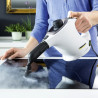 Парочистачка Karcher SC 1 EasyFix, 1200W, 0.2 л, 3 bar, 20 м2, Загряване до 3 минути, Защита от деца, Бял/Черен