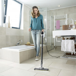 Парочистачка Karcher SC 1 EasyFix, 1200W, 0.2 л, 3 bar, 20 м2, Загряване до 3 минути, Защита от деца, Бял/Черен