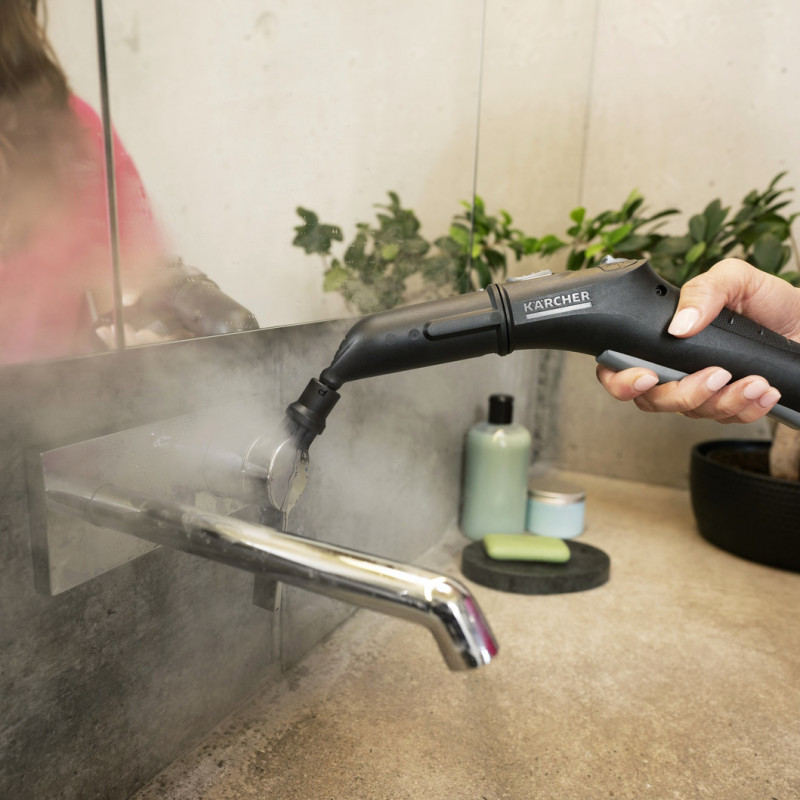 Парочистачка Karcher SC 2 EasyFix, 1500W, 1 л, 3.2 bar, 75 м2, Загряване до 6.5 минути, Защита от деца, Бял/Черен