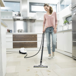 Парочистачка Karcher SC 2 EasyFix, 1500W, 1 л, 3.2 bar, 75 м2, Загряване до 6.5 минути, Защита от деца, Бял/Черен