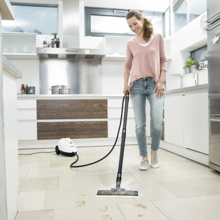 Парочистачка Karcher SC 2 EasyFix, 1500W, 1 л, 3.2 bar, 75 м2, Загряване до 6.5 минути, Защита от деца, Бял/Черен