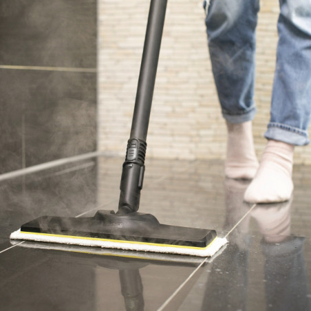 Парочистачка Karcher SC 3 EasyFix, 1900W, 1 л, 3.5 bar, 75 m2, Загряване до 30 секунди, Защита от деца, Бял/Черен