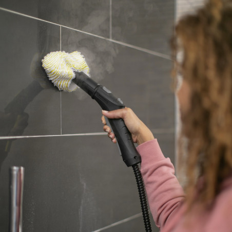 Парочистачка Karcher SC 3 EasyFix, 1900W, 1 л, 3.5 bar, 75 m2, Загряване до 30 секунди, Защита от деца, Бял/Черен