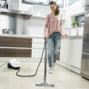 Парочистачка Karcher SC 3 EasyFix, 1900W, 1 л, 3.5 bar, 75 m2, Загряване до 30 секунди, Защита от деца, Бял/Черен