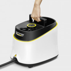 Парочистачка Karcher SC 3 Deluxe, 1900W, 1 л, 3.5 bar, 75 m2, Загряване до 30 секунди, LED индикатор, Бял/Черен