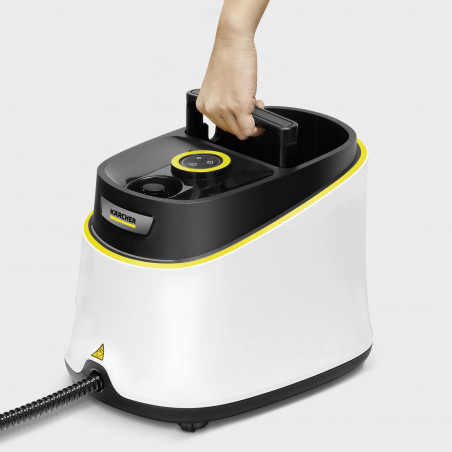Парочистачка Karcher SC 3 Deluxe, 1900W, 1 л, 3.5 bar, 75 m2, Загряване до 30 секунди, LED индикатор, Бял/Черен