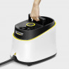 Парочистачка Karcher SC 3 Deluxe, 1900W, 1 л, 3.5 bar, 75 m2, Загряване до 30 секунди, LED индикатор, Бял/Черен