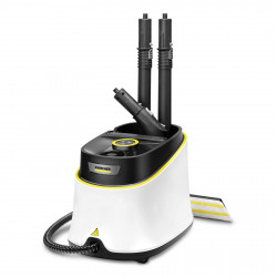 Парочистачка Karcher SC 3 Deluxe, 1900W, 1 л, 3.5 bar, 75 m2, Загряване до 30 секунди, LED индикатор, Бял/Черен