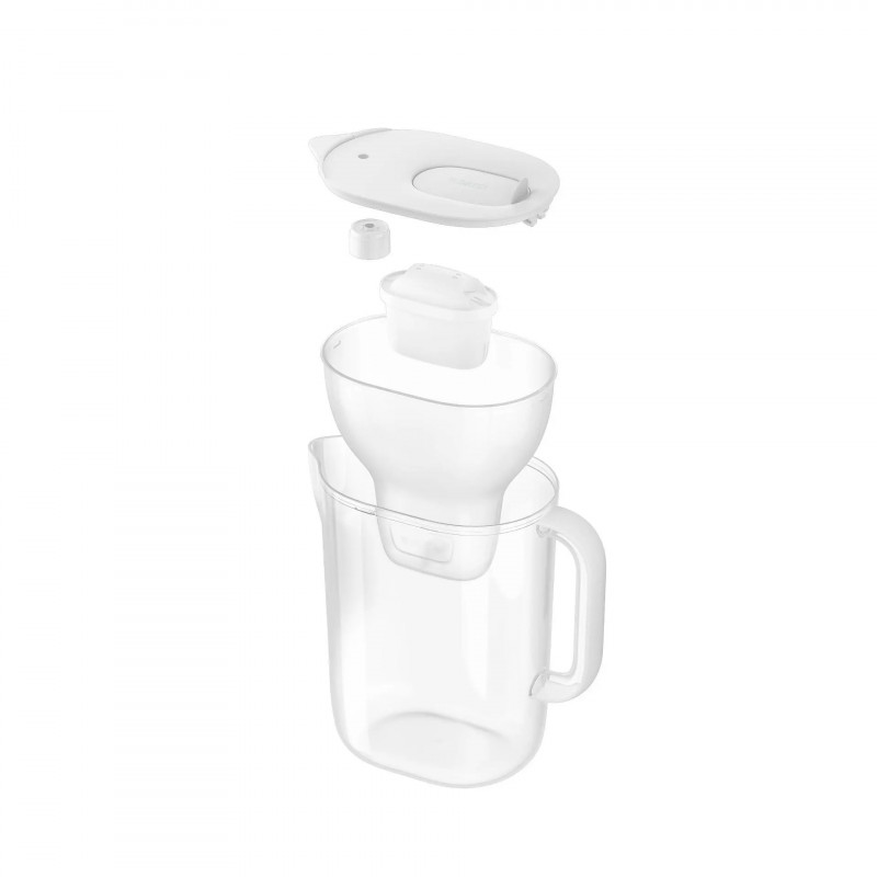Кана за филтриране на вода Brita Style Essential XL, 2.3 литра, LED индикатор, Филтър Maxtra Pro, Бял