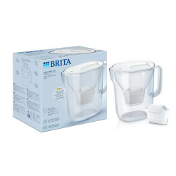 Кана за филтриране на вода Brita Style Essential XL, 2.3 литра, LED индикатор, Филтър Maxtra Pro, Бял