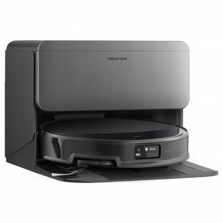 Прахосмукачка робот Roborock Saros 20 R&D, 65W, 36000 Pa, 259 мл/2.5 л, AdaptiLift 3.0, Автоматично пълнене и източване на водата, Автономия 200 мин, Черен