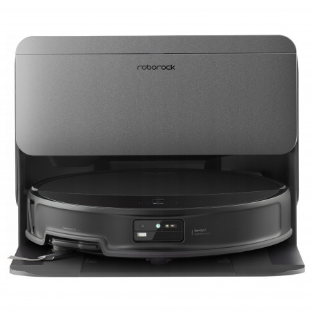 Прахосмукачка робот Roborock Saros 20 R&D, 65W, 36000 Pa, 259 мл/2.5 л, AdaptiLift 3.0, Автоматично пълнене и източване на водата, Автономия 200 мин, Черен