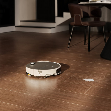 Прахосмукачка робот Roborock Saros 20 Sonic Complete, 65W, 36000 Pa, 228 мл/2.7 л, AdaptiLift 3.0, RetractSense LiDAR с Reactive AI 3.0, Автономия 190 мин, Бял