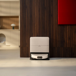 Прахосмукачка робот Roborock Saros 20 Sonic Complete, 65W, 36000 Pa, 228 мл/2.7 л, AdaptiLift 3.0, RetractSense LiDAR с Reactive AI 3.0, Автономия 190 мин, Бял