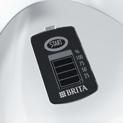Кана за филтриране на вода Brita Marella Cool Memo, 2.4 л, Memo електронен индикатор, Филтър Maxtra Pro, Без BPA, Бял