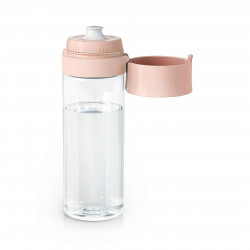 Филтрираща бутилка за вода Brita Fill & Go Vital, 600 мл, MicroDisc филтри, Без BPA, Розов