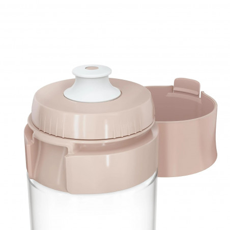 Филтрираща бутилка за вода Brita Fill & Go Vital, 600 мл, MicroDisc филтри, Без BPA, Розов