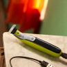 Тример Philips OneBlade QP2724/23, 360-градусово острие, Технология OneBlade, Автономност 45 мин, Черен/Жълт