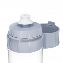 Филтрираща бутилка за вода Brita Fill & Go Vital, 600 мл, MicroDisc филтри, Без BPA, Светлосин