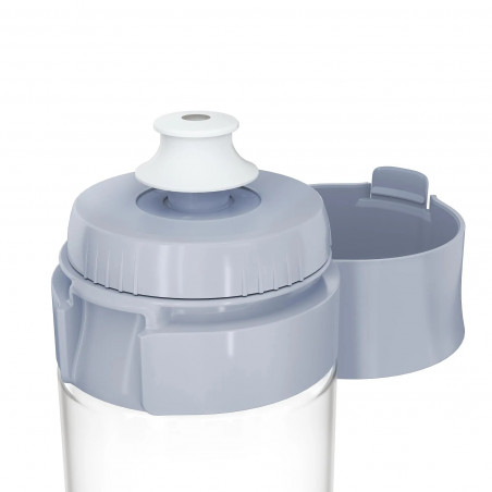 Филтрираща бутилка за вода Brita Fill & Go Vital, 600 мл, MicroDisc филтри, Без BPA, Светлосин