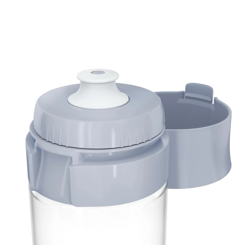 Филтрираща бутилка за вода Brita Fill & Go Vital, 600 мл, MicroDisc филтри, Без BPA, Светлосин