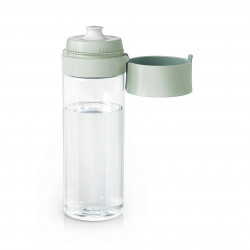 Филтрираща бутилка за вода Brita Fill & Go Vital, 600 мл, MicroDisc филтри, Без BPA, Светлозелен