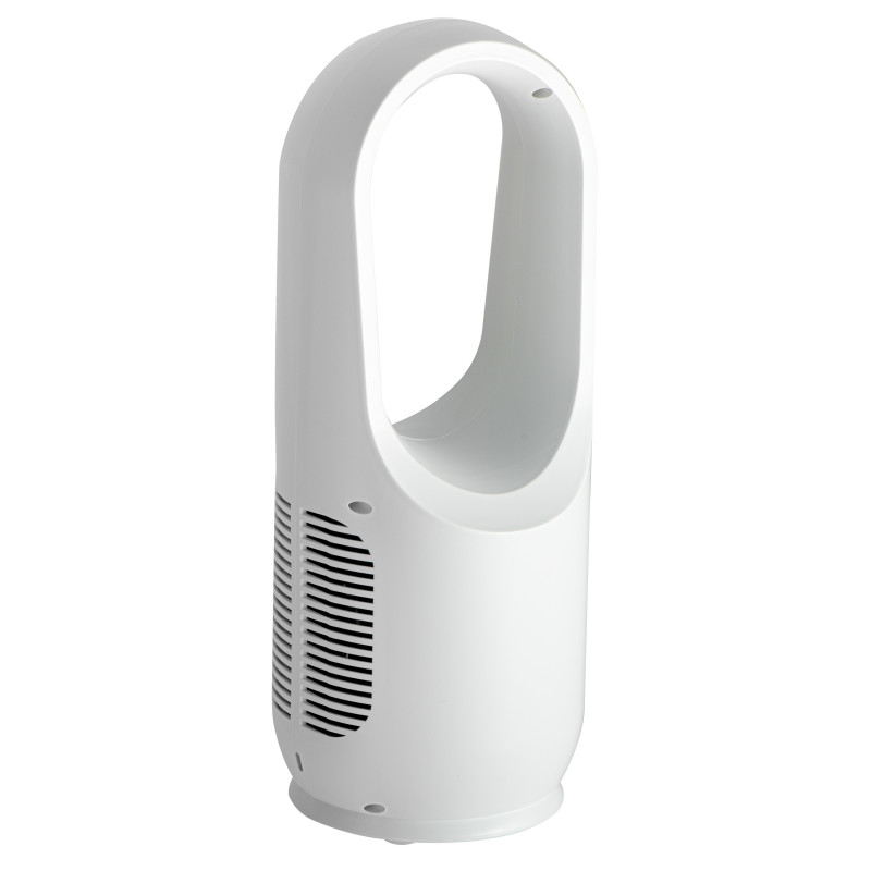 Настолен вентилатор Adler AD 7343, До 6 часа, 3 скорости, LED дисплей, USB-C, Бял