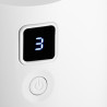 Настолен вентилатор Adler AD 7343, До 6 часа, 3 скорости, LED дисплей, USB-C, Бял