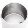 Електрическа кана за туризъм Adler AD 1388w, 650W, 0.8 л, Сваляем капак, Въртяща се основа, Бял