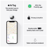 Смарт таг Apple AirTag 1 MX532ZM/A, Bluetooth, NFC, IP67, Бял