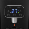 Диспенсър за вода Finlux FWD-2611TS, 520W, 12-95°C, Охлаждане 3 л/ч, Затопляне 5 л/ч, Компресорен, Черен/сребрист