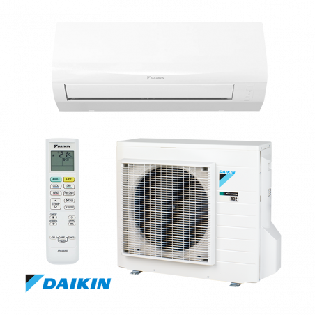 Инверторен климатик Daikin Sensira FTXF25F + RXF25F, 9000 BTU, WiFi, 17 м2, A++, R-32, Бял