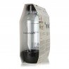 Комплект бутилки за газиране SodaStream Jet, 1 л, 2 бр, Без BPA, Подходящи за съдомиялна машина, Черен