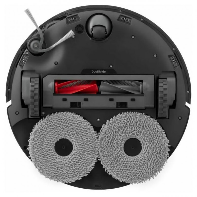 Прахосмукачка робот Roborock Q Revo Edge 5V1 QRES52-00, 18500 Pa, 5200 mAh, 66W, 3D Картографиране LiDar, Reactive AI, FlexiArm, Станция за зареждане, Автономия до 3 часа, Черен