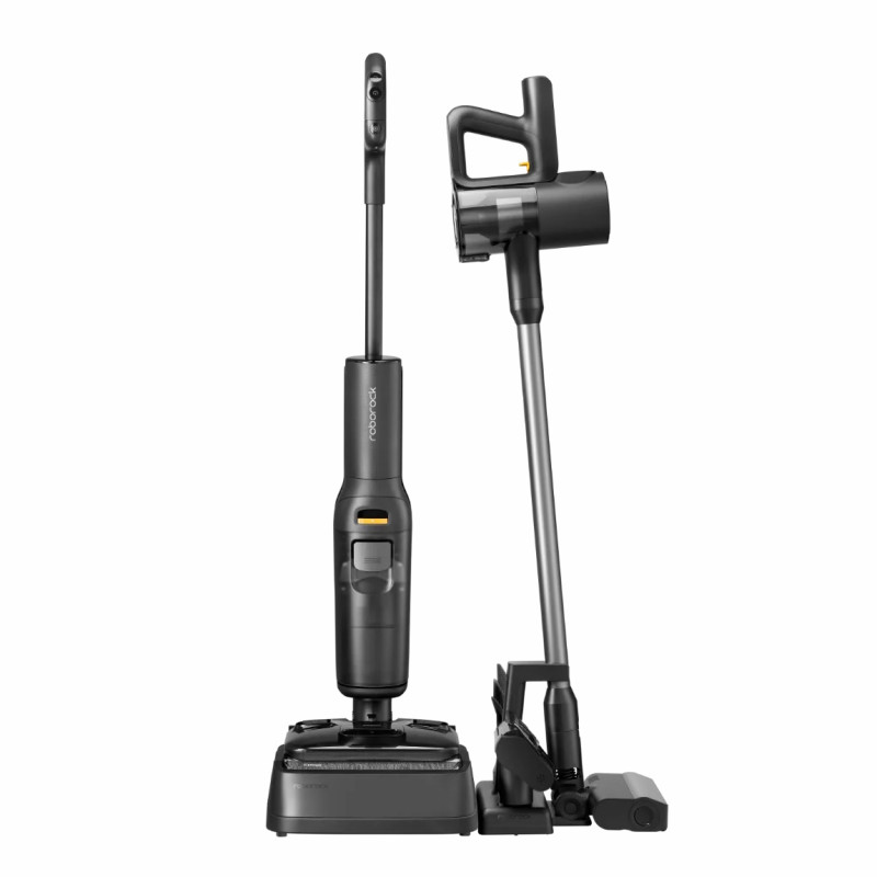Вертикална прахосмукачка Roborock F25 ACE Combo, 269W, 25000 Pa, 560 мл, 4 степени, Самопочистване, Автономия до 60 мин, Черен