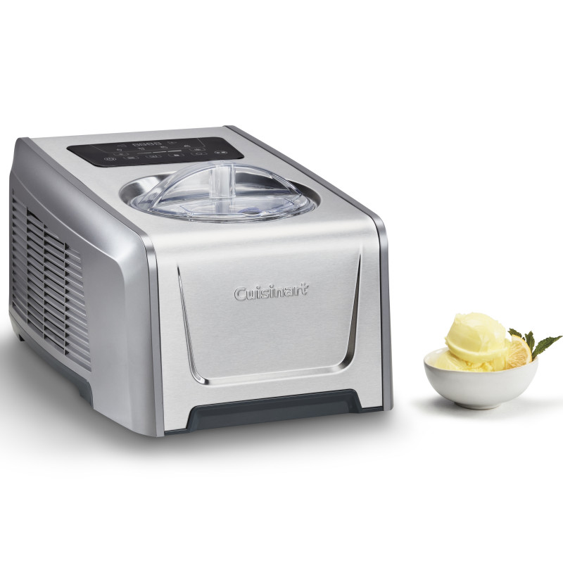 Машина за сладолед Cuisinart Freeze Ease Pro ICE150E, 150W, 1.5 л, 3 степени, 4 програми, Компресор, Инокс